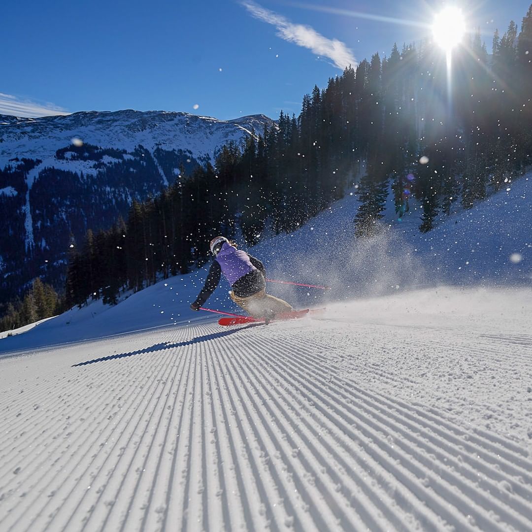 Taos Ski Valley Slalombacke New Mexico Skidort USA